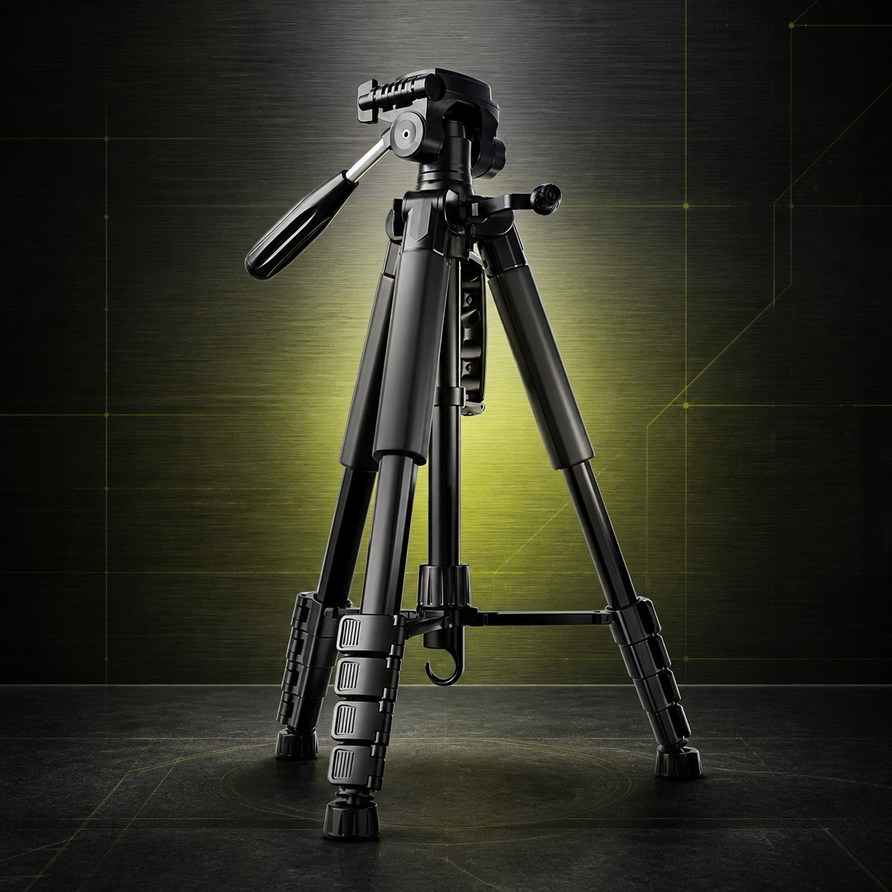 Sinuoni aluminum alloy and carbon steel camera tripod for wholesale and OEM supply